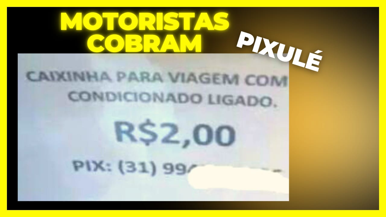Motoristas por aplicativos tem cobrado taxa extra só para ligar o ar condicionado.