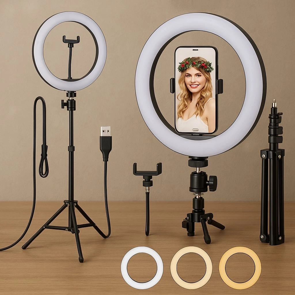 Maravilhoso Ring Light Iluminador Anel Luz