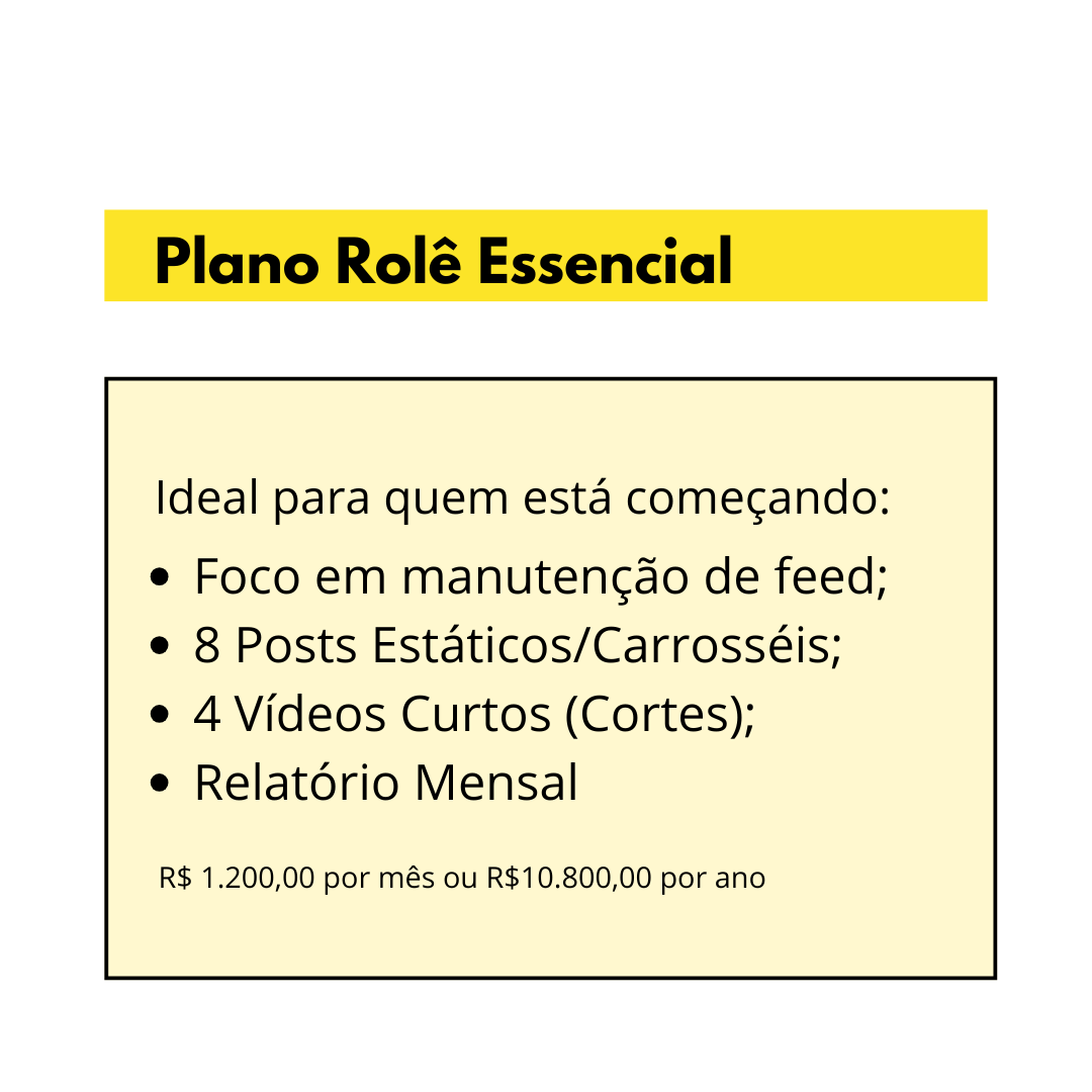Plano Essencial Plano Essencial-Plano Básico