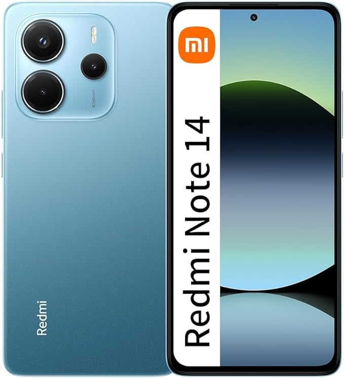 Xiaomi Redmi Note 14 5G – Edição Ocean Blue (128GB / 8GB RAM)