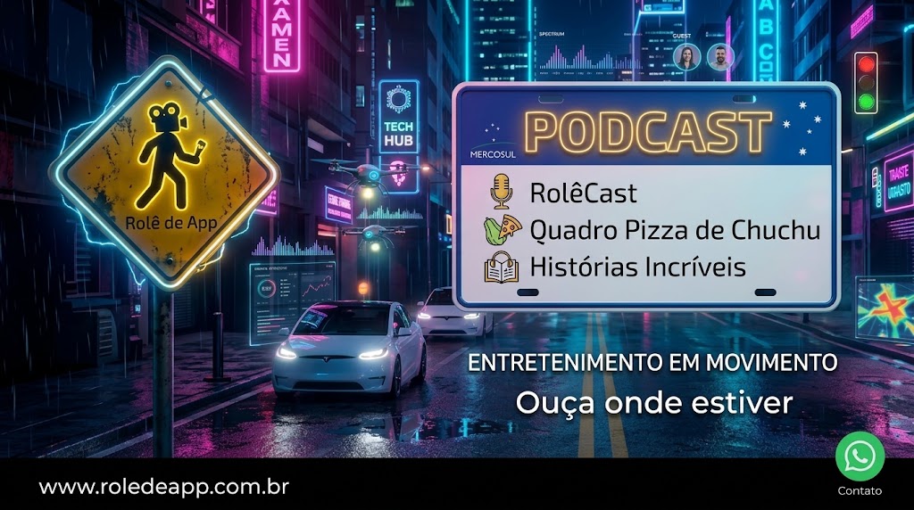 Confira o Podcast-Role Cast-role de app-no Youtube Music-em breve em todas as plataformas de podcast